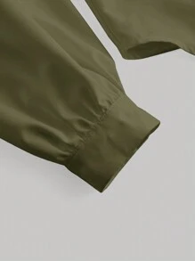 SHEIN MOD Women's Casual Button Front Puff Sleeve Shirt, Autumn