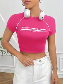 SHEIN EZwear 女性 - 玫紅色 - 查看 1