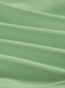 SHEIN MOD 素色褶邊吊帶上衣 - 薄荷綠 - 查看 4