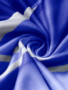 Manfinity Homme 男士圖案印花T恤 - 藍色 - 查看 6