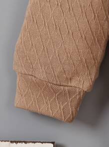 SHEIN 男孩素色衛衣和褲子&包