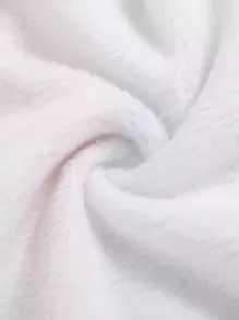 SHEIN Baby Mädchen Kapuzenpullover mit Reißverschluss All Over Print