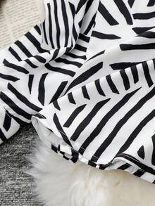 SHEIN LUNE 休閒全身印花加大襯衫 - 彩色 - 查看 4