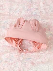 Baby Girl Floral Print Flounce Sleeve 2 In 1 Dress & Hat - Multicolor - View 4