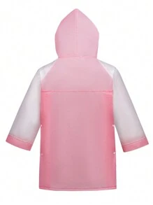 1pc Kid's Raincoat For Outdoor - Pink - View 2
