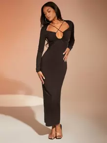 SHEIN BAE 女性 - 咖啡棕 - 查看 1