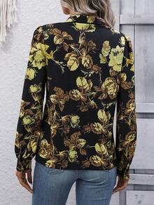 SHEIN LUNE 女性襯衫 - 黑色 - 查看 7