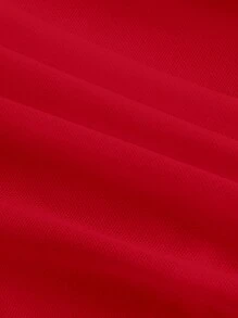 SHEIN MOD Off-Shoulder geraffte Bandana Saum geraffte Netz Bodycon rotes Top, rotes aus der Schulter Top, rotes Bandeau Top, Trägerloses Top