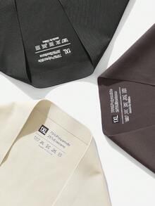 Plus 3pack Letter Graphic Scallop Trim Panty - Multicolor - View 5