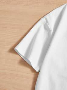 男孩骷髅頭圖案T恤 - 白色 - 查看 6