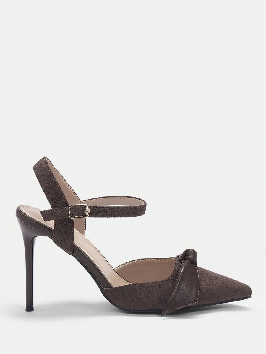 SheIn BIZ 女性高跟鞋 - 棕色 - 查看 1