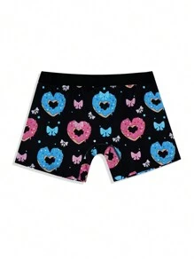 Men's Donut Print Boxer Briefs - Multicolor - View 2