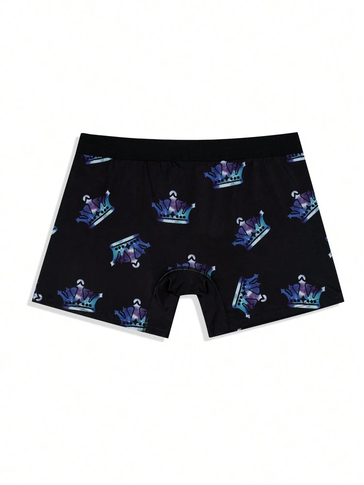 Men's Crown Printed Boxer Briefs