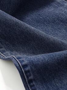 DAZY Túi nghiêng Quần legging thẳng - Rửa tối - Xem 5