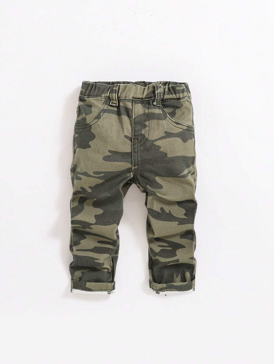 SHEIN Baby Boy Camo Print Jeans