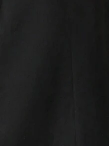 SHEIN Clasi 撞色拼接雙口袋束帶大衣 - 彩色 - 查看 7