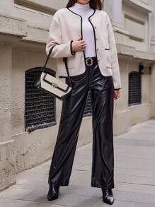 EURMUSE 女士夾克 - 米色 - 查看 5