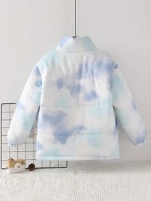 男大童紮染翻蓋口袋麵包服