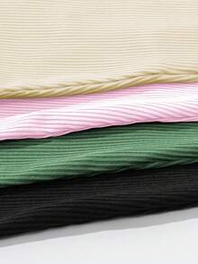 SHEIN Unity 4入組素色連身背心 - 彩色 - 查看 6