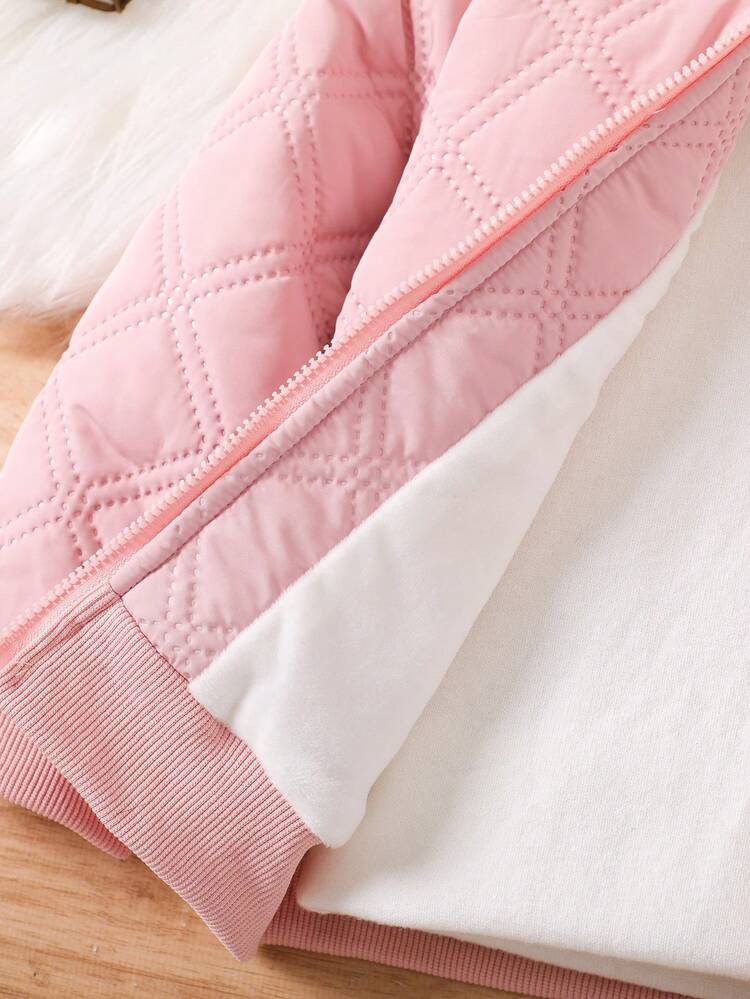 Young Boy Zip Up Slant Pocket Bomber Jacket