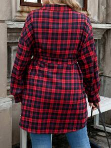 Calvaya Hơn In kẻ sọc Thả vai áo - Nhiều màu - Xem 2