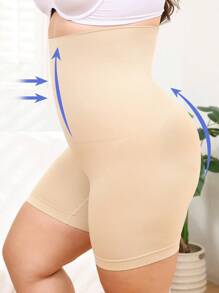 Talla grande Bottom de fajas unicolor transpirable