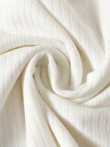 Baby Girl Elephant Print Jumpsuit & Hat - White - View 6