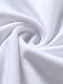 ROMWE MEN Goth Guys Slogan Graphic Raglan Sleeve Tee