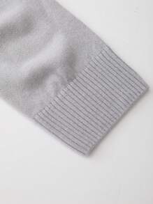 Manfinity Homme 男士撞色套頭毛衣 - 彩色 - 查看 5