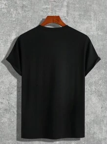 Manfinity LEGND Camiseta De Hombre - Negro - Ver 2