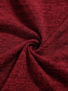 SHEIN Young Boy 2pcs Letter Patched Detail Turtle Neck Tee - Multicolor - View 6