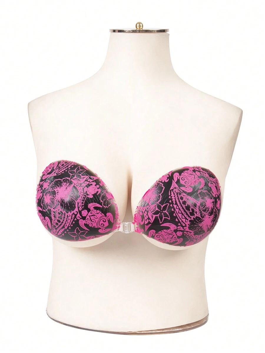 大碼印花矽膠自粘式胸衣