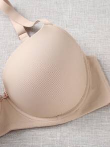 Plus Solid Push Up Underwired Bra, Lift