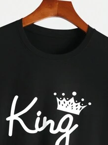 Manfinity LEGND Camiseta De Hombre - Negro - Ver 4