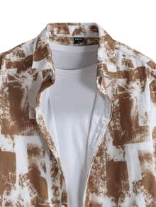 Manfinity 男士紮染襯衫和褲子不帶T恤 - 彩色 - 查看 3