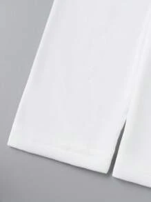 Tween Girl Koala Print Tee & Trousers PJ Set - Black and White - View 4