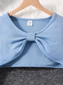 Tween Girl Floral Print Cami Dress & Super Crop Top