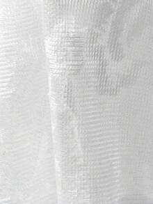 SHEIN CURVE+ Hơn Hem cao thấp Lưới Áo Không có áo Top Cami - trắng - Xem 7