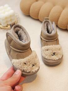 Bottes à fermeture auto-agrippante pour bébé, motif dessin animé
