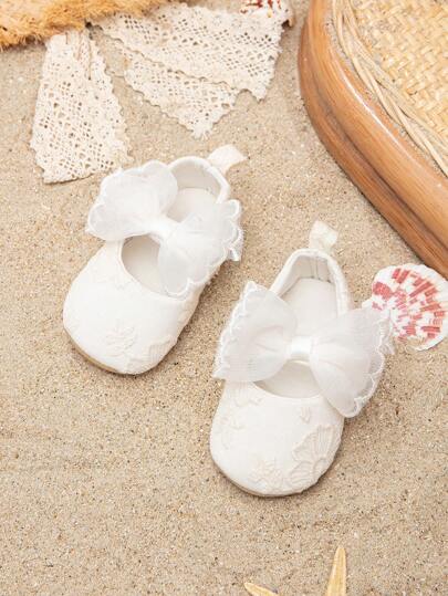 Stylish Girls' Comfortable Anti-skid Flat Shoes With Rubber Sole For Infants And Young Children