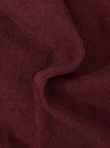 SHEIN Tween Boy Casual Solid Color Long Sleeve Shirt Fall Winter