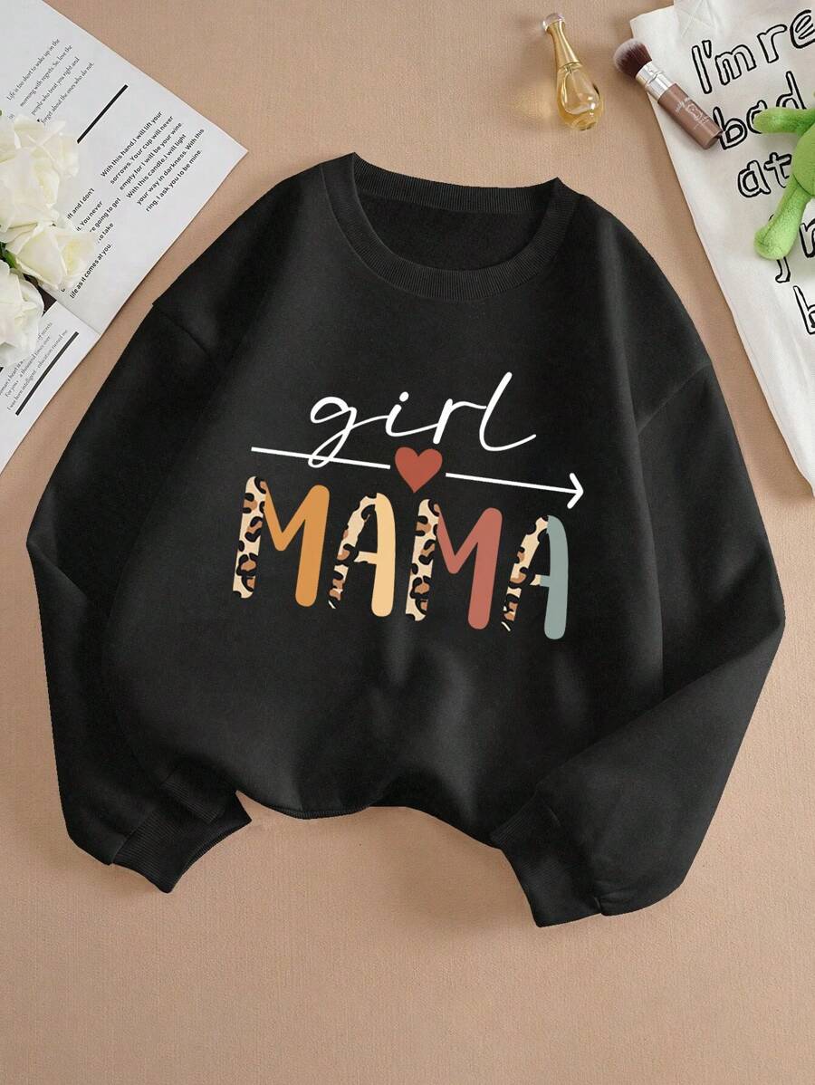 SHEIN LUNE Trang phục phù hợp của mẹ và tôi
(2 miếng được bán riêng) - màu đen - Xem 1