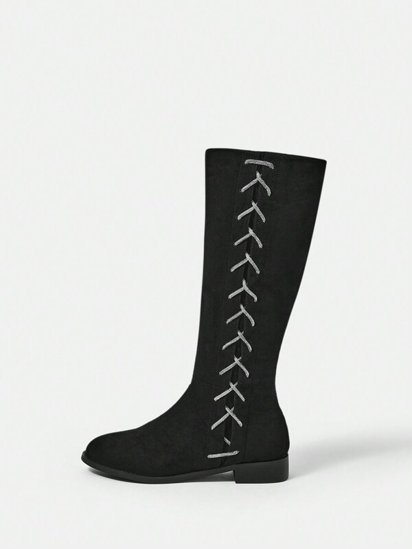 SheIn VCAY Ladies' Fashionable And Comfortable Soft Soled Indoor And Outdoor Wearable Boots