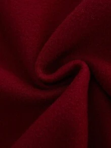 Manfinity Homme Nam Đồ họa Chữ cái Túi kangaroo Dây rút Áo Hoodie & Quần thể thao - Màu Đỏ Sâu - Xem 6