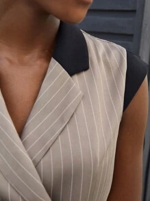 BizChic 女士西裝外套 - 卡其色 - 查看 5