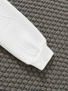 Đứa bé trai Chi tiết được vá Áo len & quần & Mũ - Nhiều màu - Xem 5