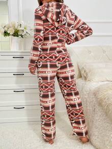 Mono De Pijama Para Mujer - Multicolor - Ver 2