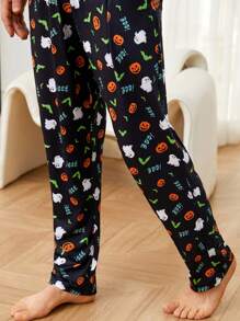 男士萬聖印花睡褲 - 彩色 - 查看 4