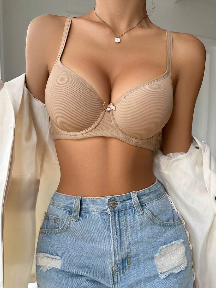 素色鋼圈胸罩