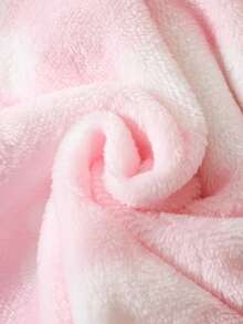 SHEIN 女婴爱心图案落肩卫衣 - 彩色 - 查看 3